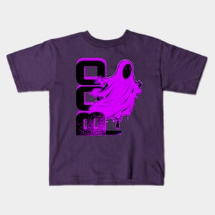 Ghost Of Disapproval - Purple Clean Dark typo Kids T-Shirt